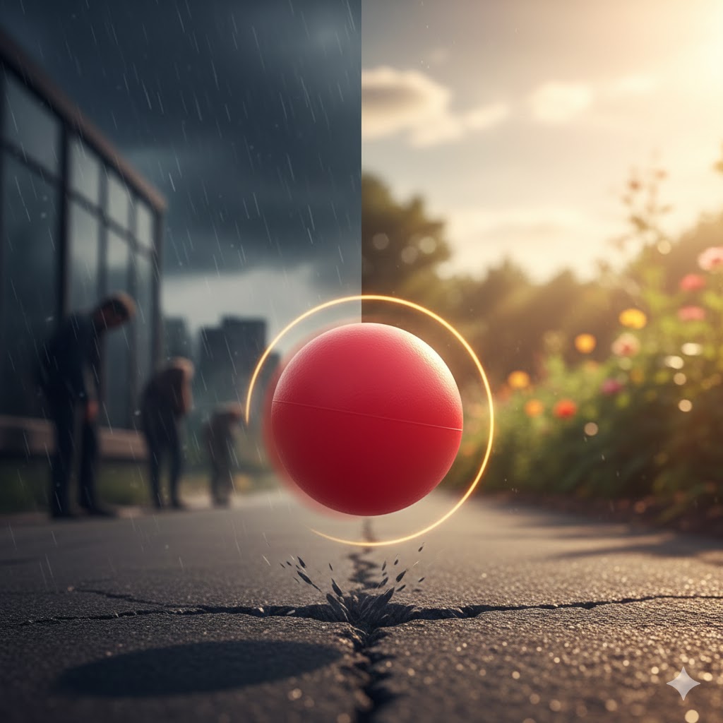 resilience bouncing ball and dopamine habit